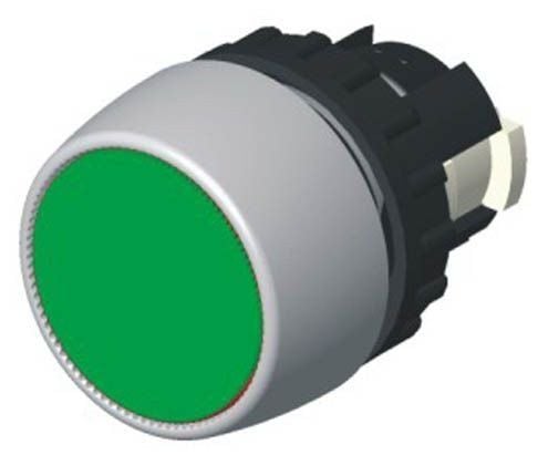 Spamel Actuator of the control button covered green - ST22-KZ Spamel Actuator of the control button covered green - ST22-KZ