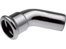 KAN-therm albue 22x22 nippel 45 grader Steel Press (1509068025)