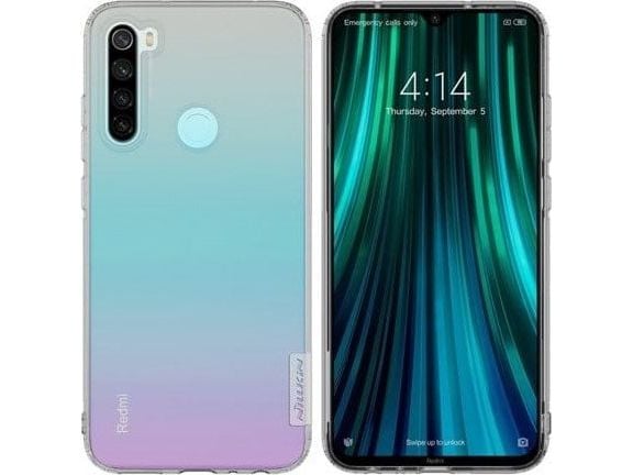 Nillkin KRRNOTE8PRGR, Suojus, Xiaomi, Redmi Note 8, 16 cm (6.3"), Harmaa, Läpinäkyvä
