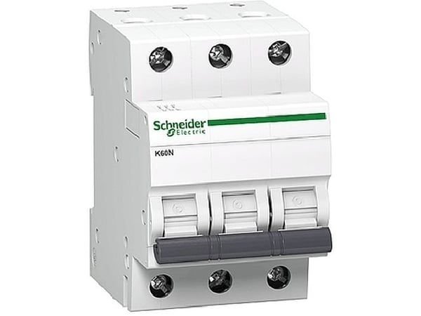 Schneider Electric automatsäkring 3P B 40A 6kA AC K60N - A9K01340