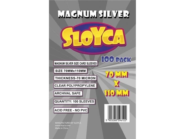 Magnum Silver sleeves 70x110 mm (100 stk) SLOYCA