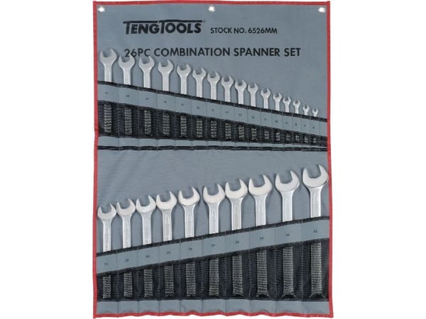 TengTools mutter-/bitssett Teng Tools 6526MM 6-32 mm 26 deler