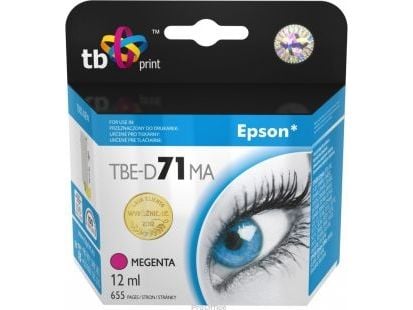 TB Print TBE-D71MA, Väriainepohjainen muste, 12 ml, 650 sivua, 1 kpl