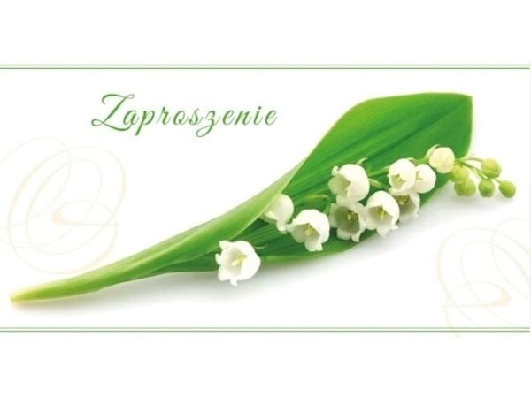 Invitasjoner Flowers nr. 01 (pakke med 10 stk.)