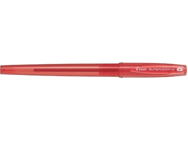 Pilot Super Grip G Cap, Gjenfyllbar, Rød