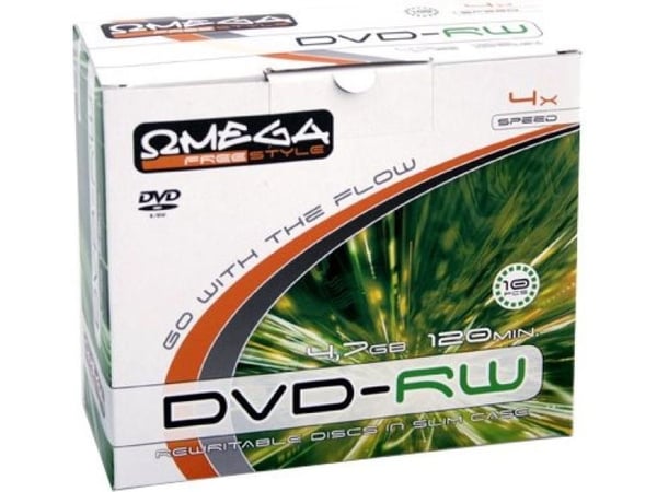 Omega DVD-RW 4,7 GB 4x 10 stk (56699)