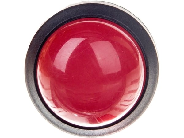 Simet varselampe 20 mm rød 230 V AC KLP 20R/230V (84520001)
