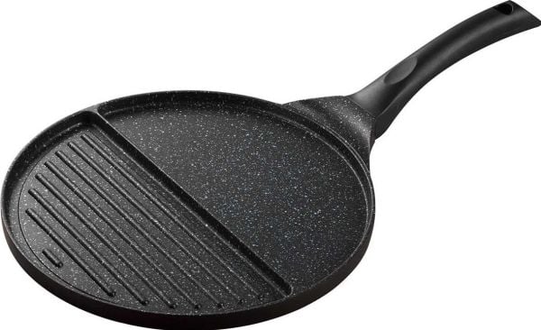Kinghoff dobbel kjele, aluminium, sort marmor, Ø27 cm