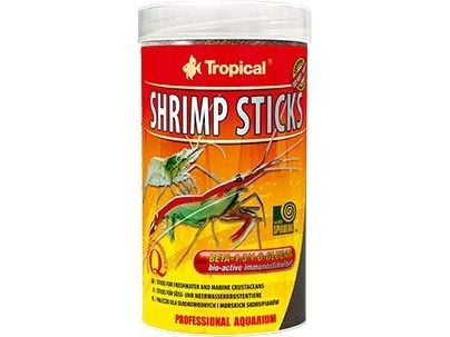 Tropical Shrimp Sticks, Tørr rekemat, Granulat, Ferskvannsreke, 100 ml, 55 g