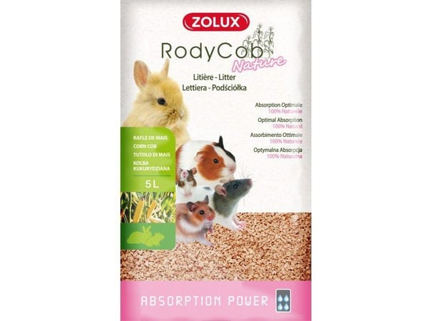 Zolux RodyCob NATURE* strø til kanin og smådyr 15 l