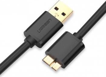 Ugreen 10840, 0,5 m, Micro-USB A, Micro B, USB 3.2 Gen 1 (3.1 Gen 1), Hankjønn/hankjønn, Sort
