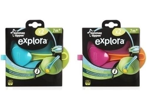 TOMMEE TIPPEE kopper med lokk og skje, 2 stk., 44671891