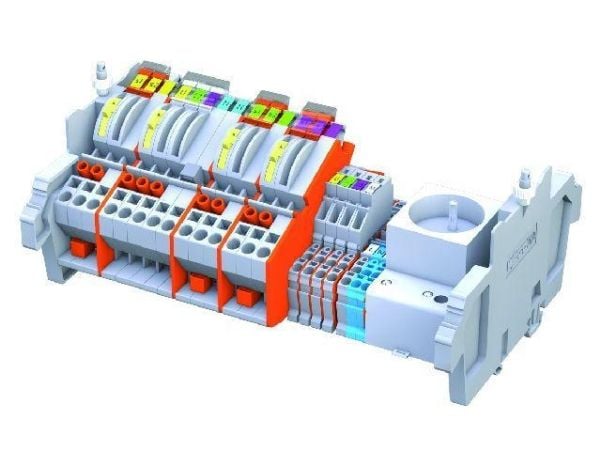 WAGO Measuring strip with automatic short-circuiting of the secondary side of current transformers - 847-836