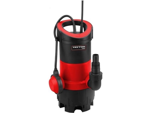 Tryton nedsenkbar pumpe for skittent og rent vann 750W 9m (TPB750)