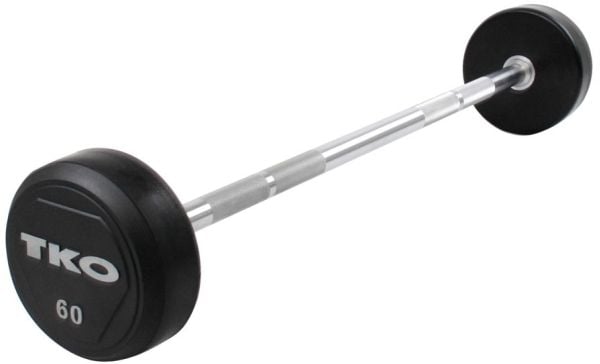 TKO rett vektstang gummiert 45 kg (K805R-45)