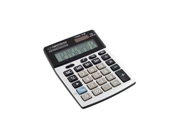 Esperanza ECL102 NEWTON - Skrivebordskalkulator - 12 sifre