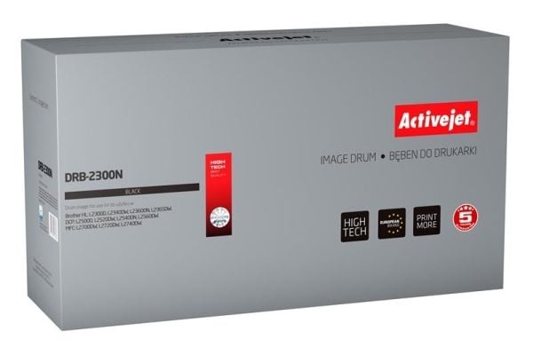 Activejet DRB-2300N, Yhteensopiva, Brother, Brother HL: L2300D, L2320D, L2321D, L2305DW, L2340DW, L2360DW, L2360DN, L2361DN, L2365DW, L2366DW,..., ...