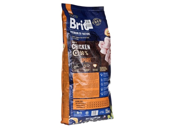 Brit 8595602526673, Voksen, Kylling, 15 kg
