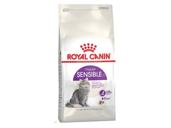 Royal Canin Sensible 33, Voksen, Alle hunderaser, Fjærfe, Ris, 4 kg, Antioksidanter medfølger