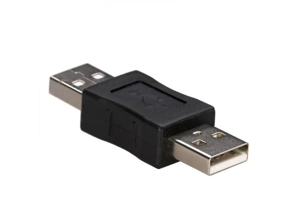 Akyga - USB-hann-hunnveksler - USB (hann) til USB (hann) - svart