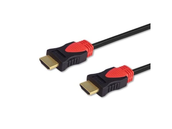 SAVIO CL-141 - High Speed - HDMI-kabel med Ethernet - HDMI hann til HDMI hann - 10 m - skjermet - svart - 4K-støtte