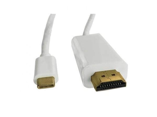 Qoltec - Videokort - USB-C hane till HDMI hane - 1 m
