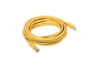 ALANTEC - Koblingskabel - RJ-45 (hann) til RJ-45 (hann) - 50 cm - UTP - CAT 5e - flertrådet - gul