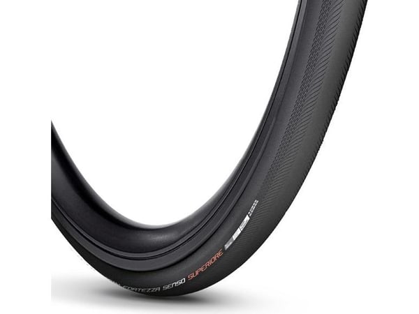 Vredestein dekk FORTEZZA SENSO Superiore 700x25 (25-622) rullet punkteringsbeskyttelsesinnlegg svart