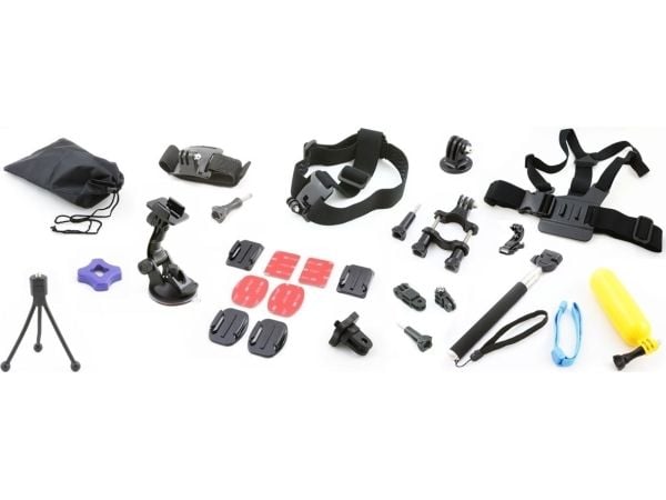 Tilbehør til actionkamera GoPro/Sjcam/Sony/Tracer/Goclever/Manta/Overmax/Xiaomi/Aee