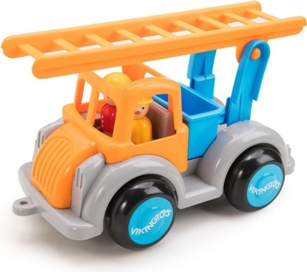 Viking Toys brannbil med figurer Jumbo Fun Colors oransje