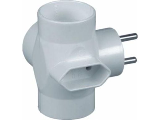 Timex Plug splitter 3x2P + 1xEuro vit (R-43)