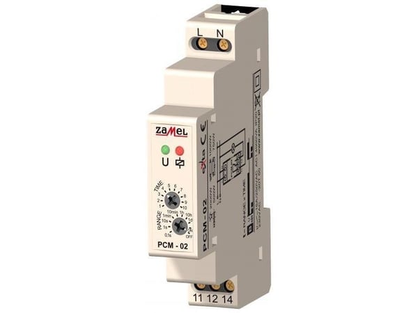 Zamel aikarele 16A 1NO/NC 230V AC PCM-02