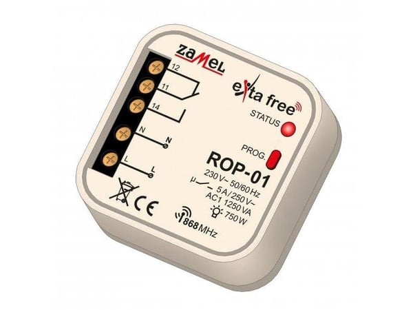 Zamel radiomottagare för dosk - 1-kanal - ROP-01