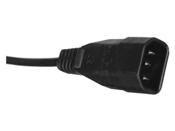 Activejet COMBO-IEC-3G/1.5M, 1.5 m, 3 pistorasiaa (pistorasioita), sisäkäyttöön, tyyppi E (FR), muovi, musta