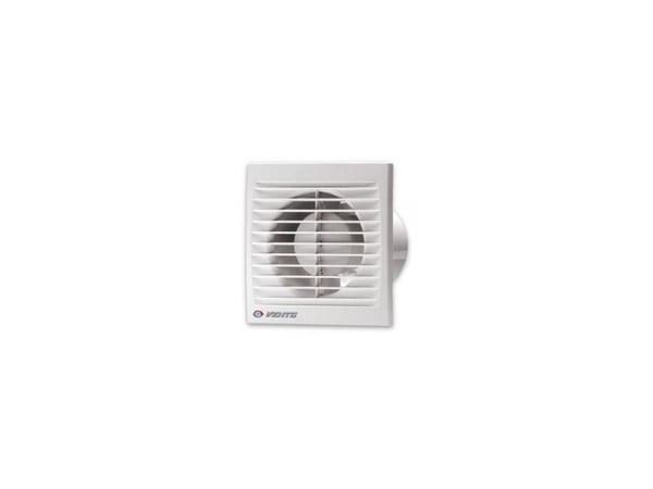 Vents aksialvifte Ø100 230V 5,6W 78m³/h 26dB stille kulelager med tidsbryter (100SILENTA-STL)
