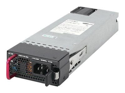 HPE X362 - Strømforsyning - "hot-plug" / redundant (plug-in modul) - AC 115-240 V - 1110 watt - Europa - for HPE 5130 24, 5130 48, 5500-24, 5500-48...