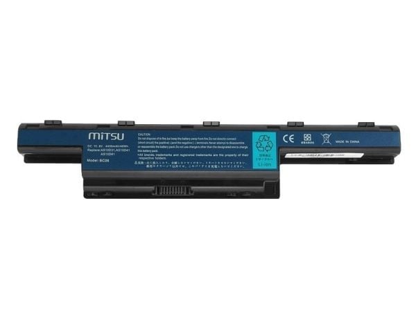 Mitsu-batteri til Acer Aspire 4551/4741/5741/4400, 4400 mAh, 48 Wh 10.8V (BC/AC-4551)