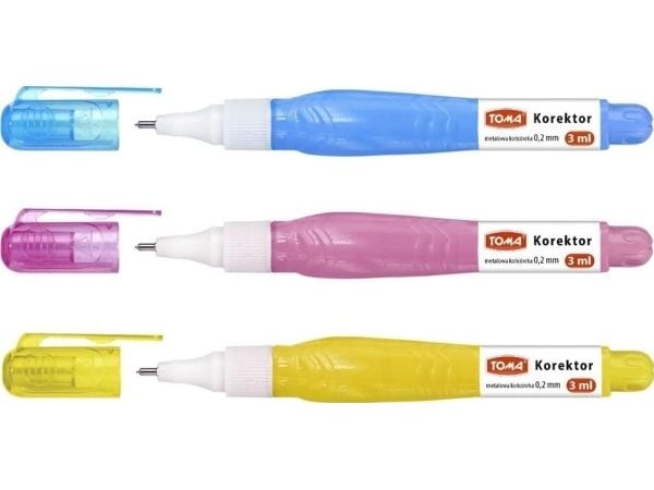 TOMA concealer i penn 3 ml (12 stk) (500 klistremerker)