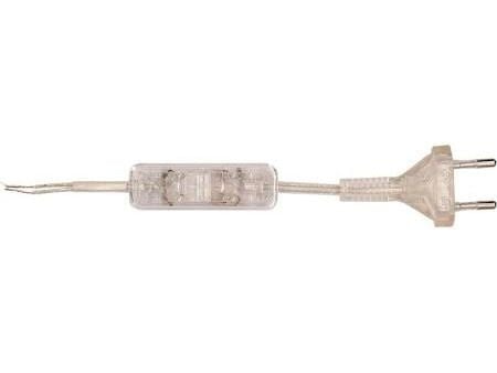 Zamel liitäntäjohto kytkimellä SP/W-190cm kirkas SP/W-190/2X0.5/-BZB (YNS10000498)