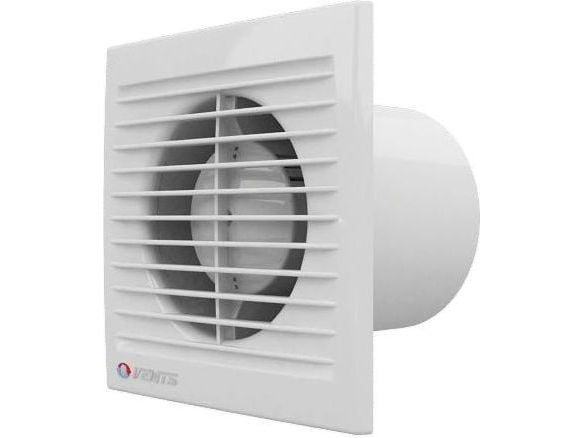 Vents veggventilator Ø150 20W 33 dB med tidsbryter hvit (150ST)