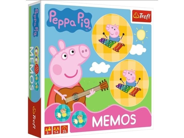TREFL Peppa Memo VALKOINEN FIN