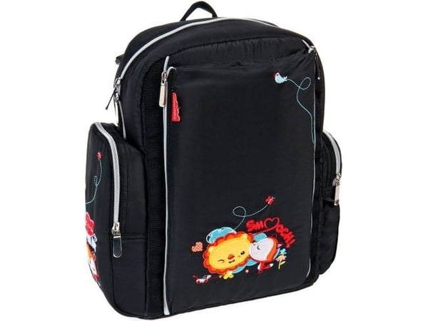 ZUMA KIDS Backpack with changing pad black (G0922A)