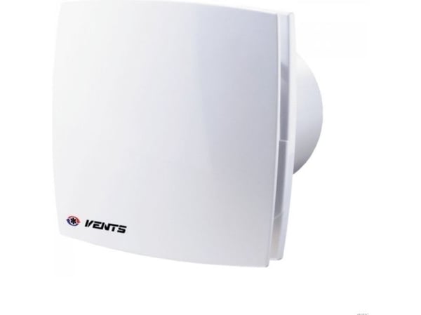 Vents baderomsventilator Ø125 16W med timer, hvit (125LDT)