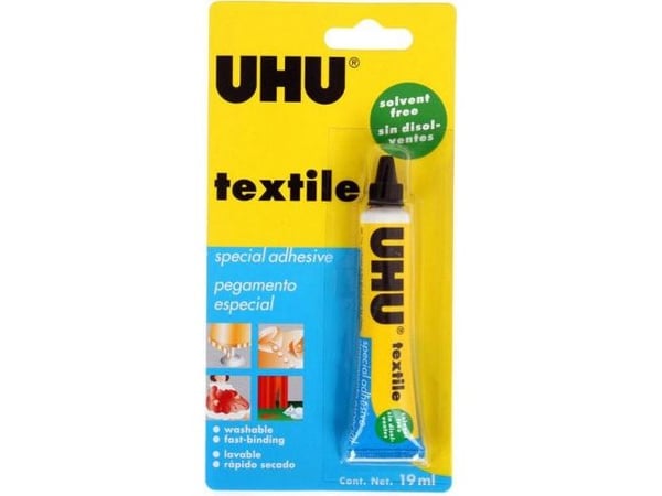 UHU lim i 19 ml textilrör