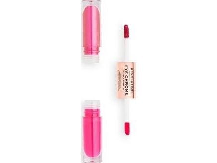Makeup Revolution Eye Chrome tosidig øyenskygge Mat&Chrom Desire 1 stk