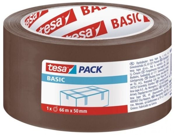 TESA 58571-00000-00, Brun, Polypropylen (PP), 66 m, 50 mm