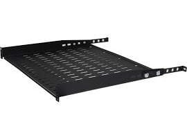 Sabaj fast hylle 19" 1U dybde 250 mm (19-0046C)