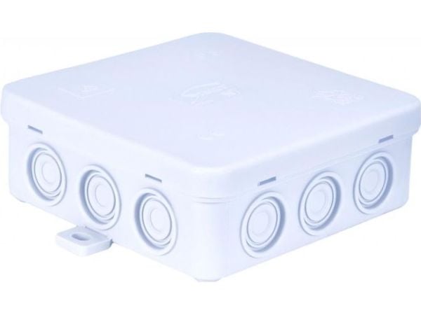 Simet Hermetic n/t rasia integroidulla liitännällä 100x100x39mm IP54 valkoinen N7 (83007006)