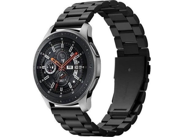 Spigen 600WB24983, Band, Smartklokke, Sort, Samsung, Galaxy Watch (46mm), Rustfritt stål