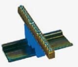 Simet anslutningsklämma 15x4mm2 blå PE Z-3103 84010003